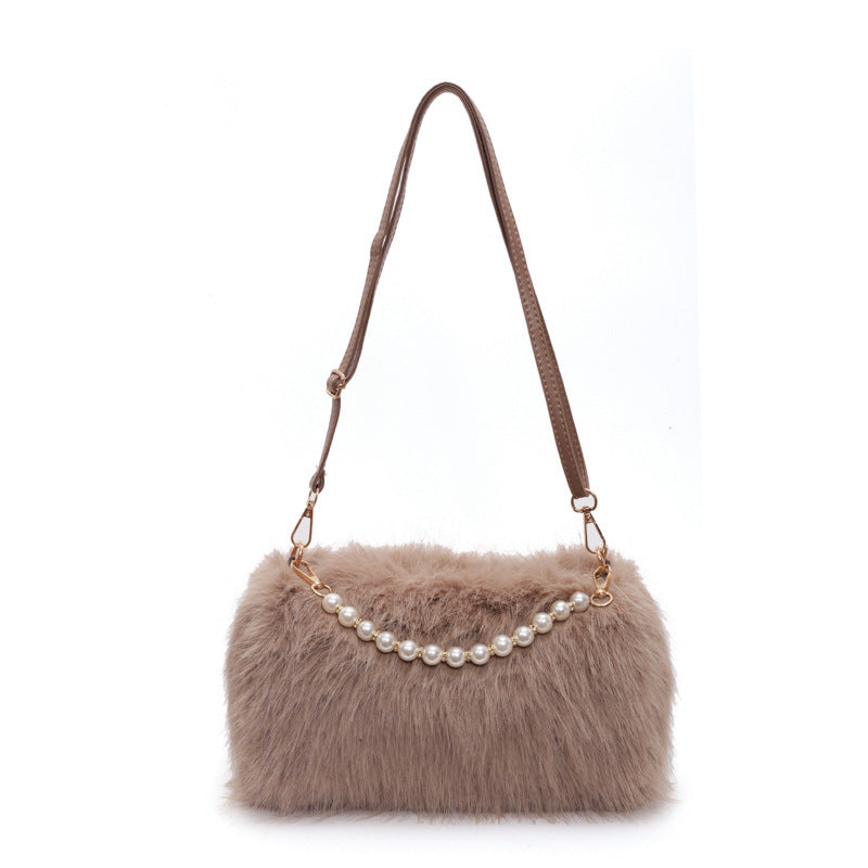 Pearl Chain Crossbody Bag