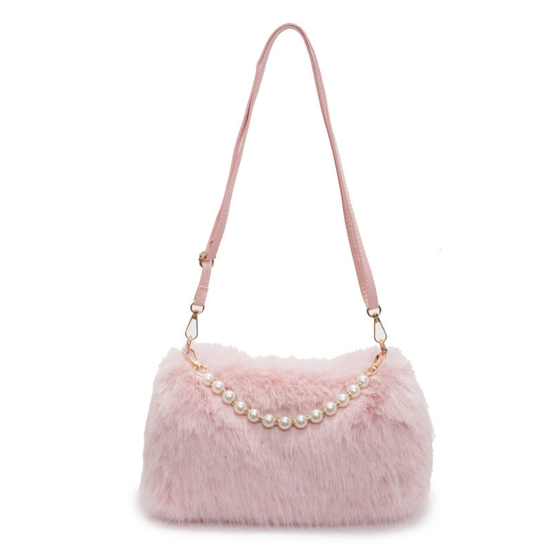 Pearl Chain Crossbody Bag