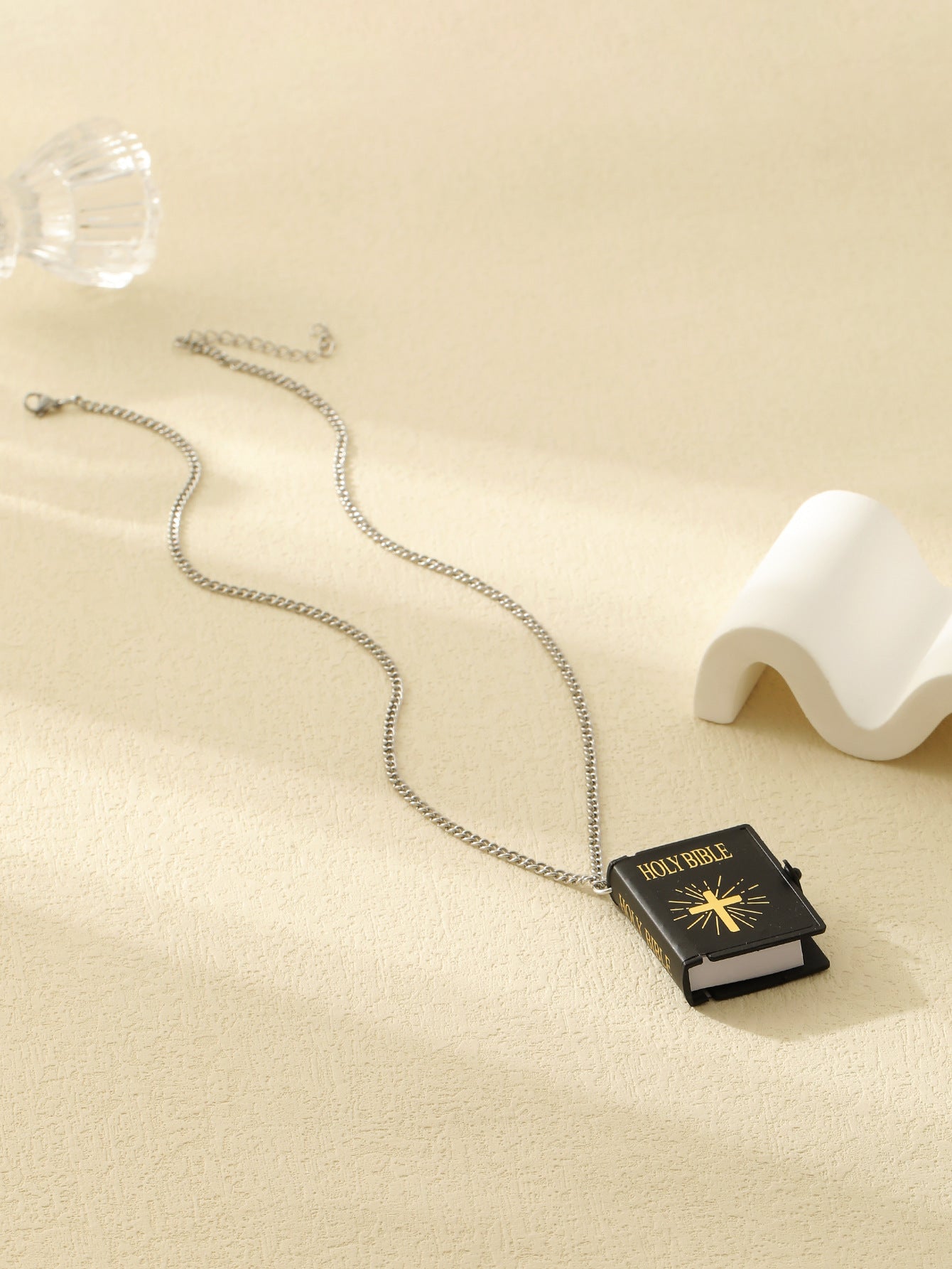 Cross Bible Verses Pendant