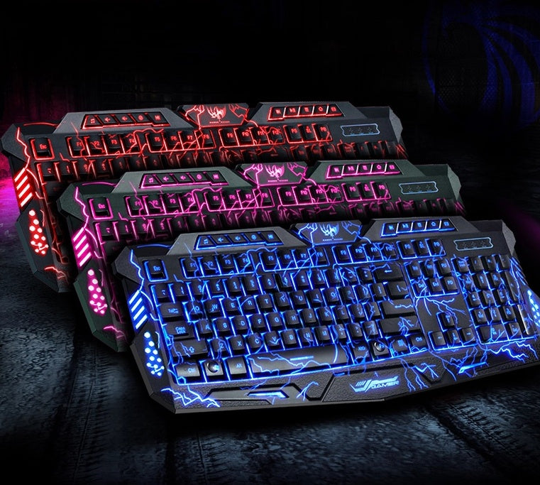 Colorful Luminous gaming Keyboard + Mouse Set