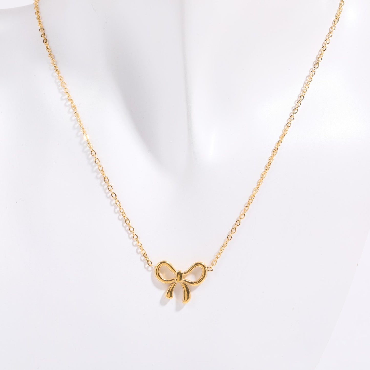 Cute Bow Pendant Necklace