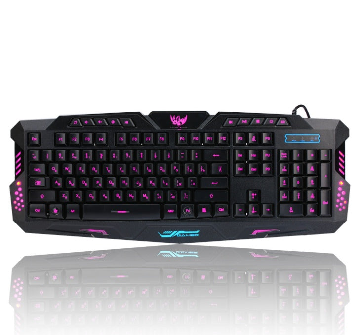 Colorful Luminous gaming Keyboard + Mouse Set