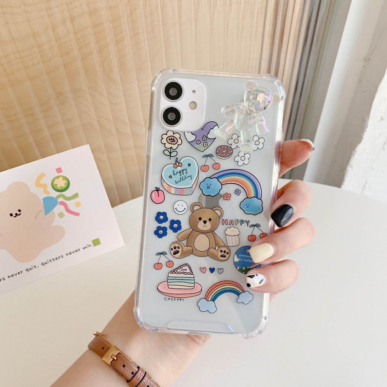 Bear Chain Phone Case