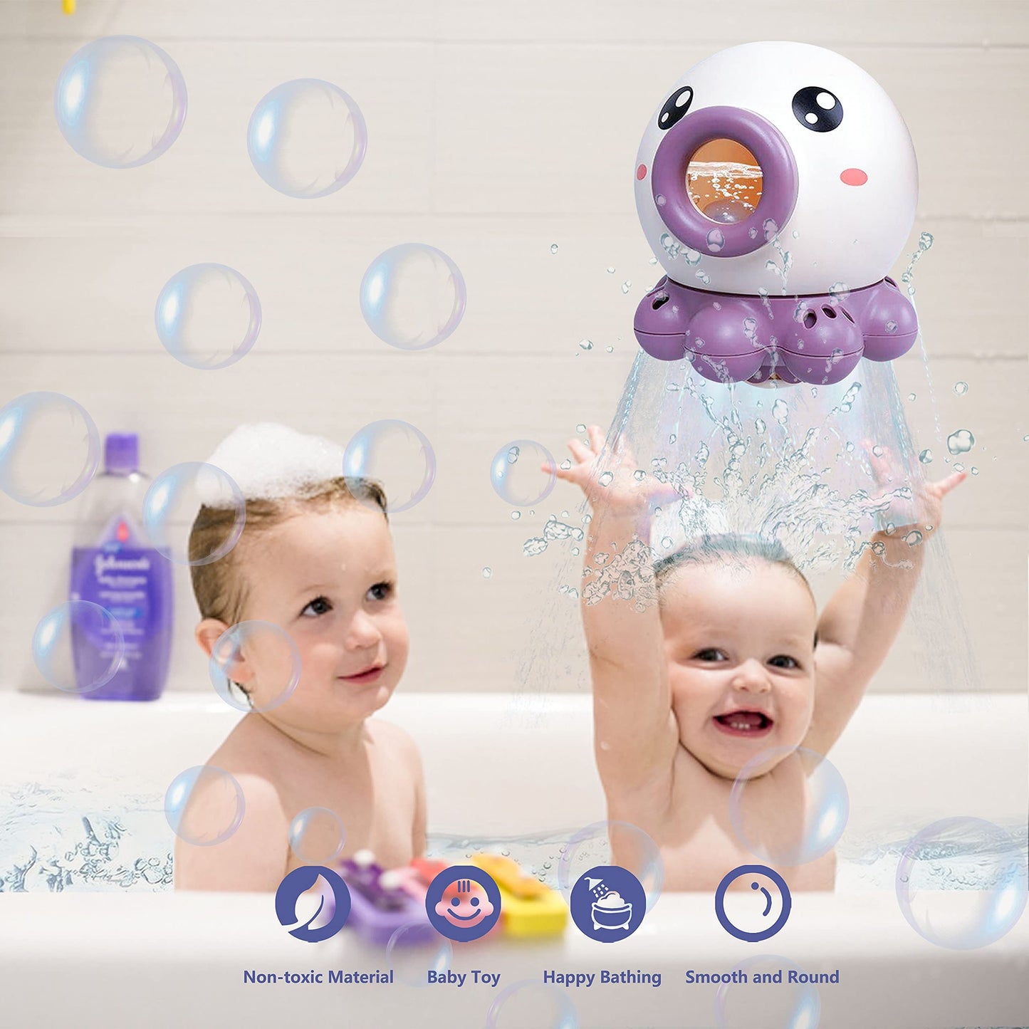 Octopus Fountain Bath Toy For Babies