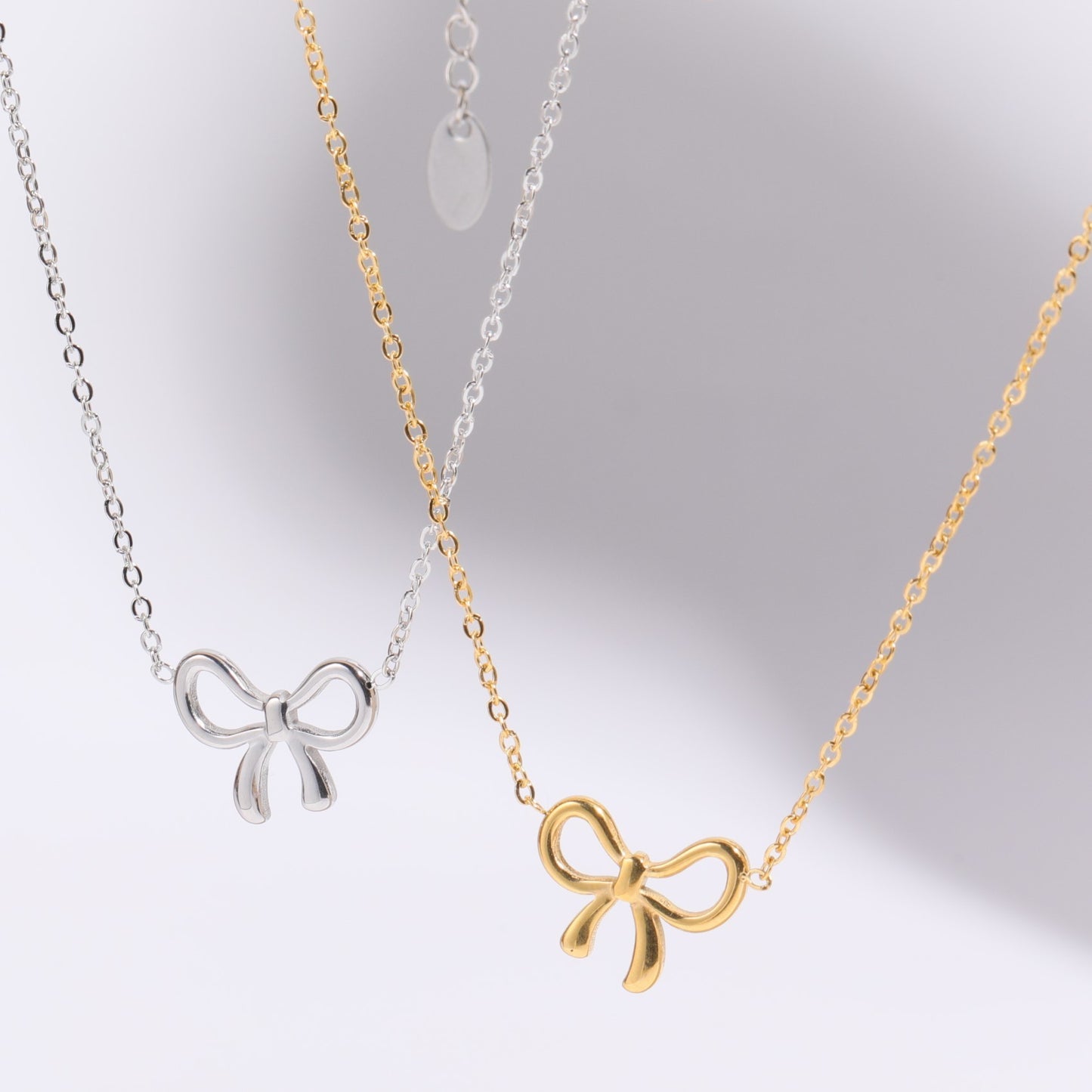 Cute Bow Pendant Necklace