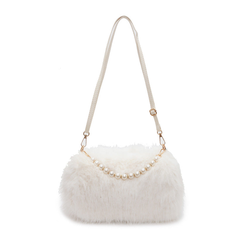 Pearl Chain Crossbody Bag