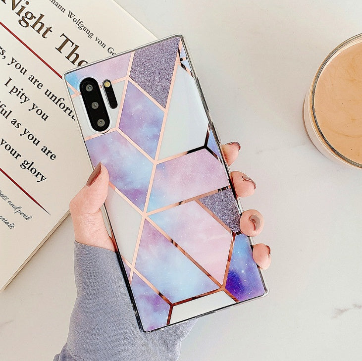 Electroplated Marble Phone Case