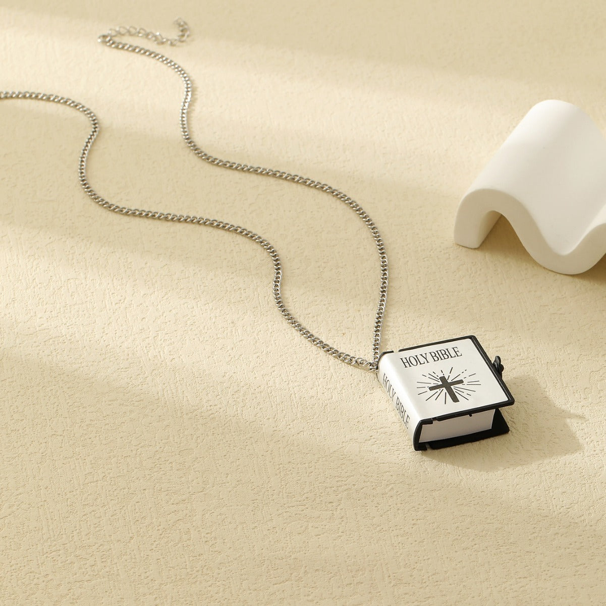 Cross Bible Verses Pendant