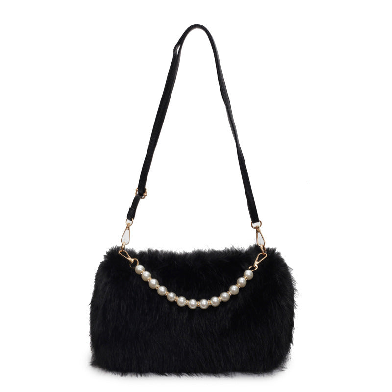 Pearl Chain Crossbody Bag