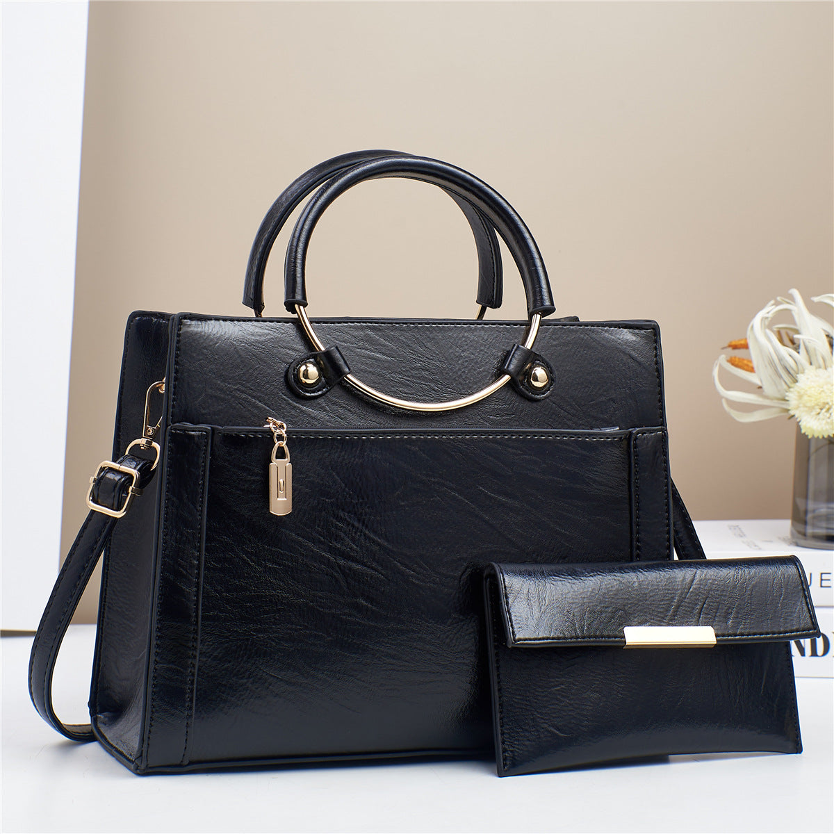 Special-interest Design Handbag Two-piece Set