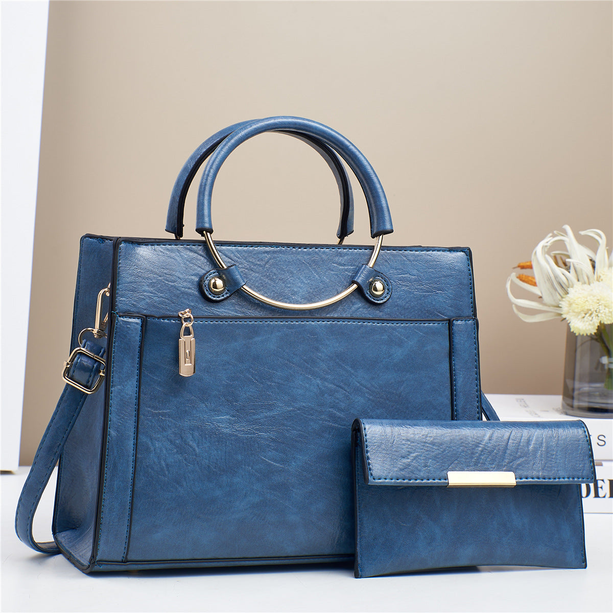 Special-interest Design Handbag Two-piece Set