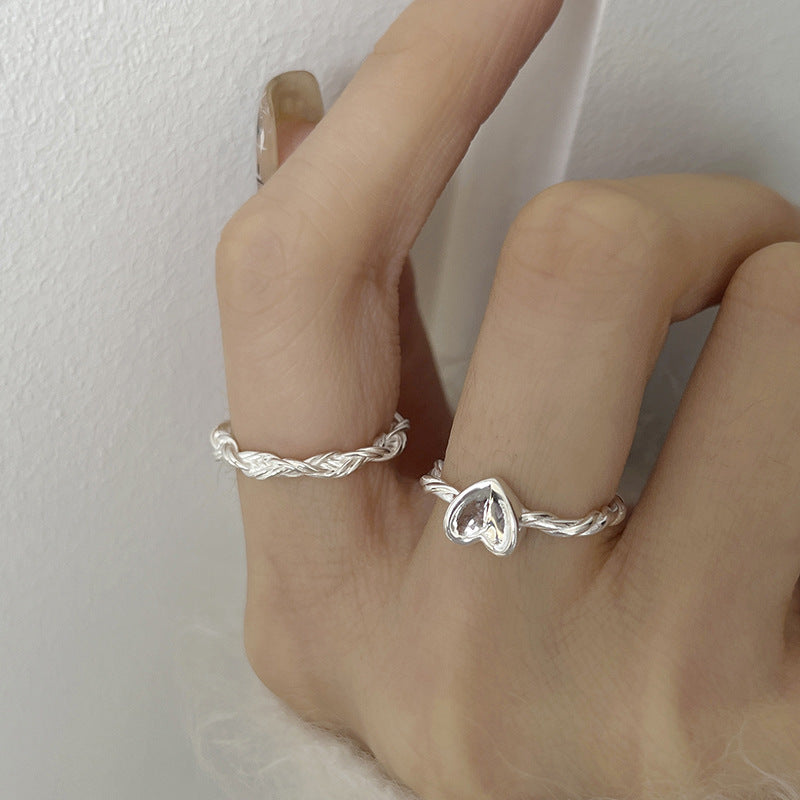 Twisted Woven Love Ring