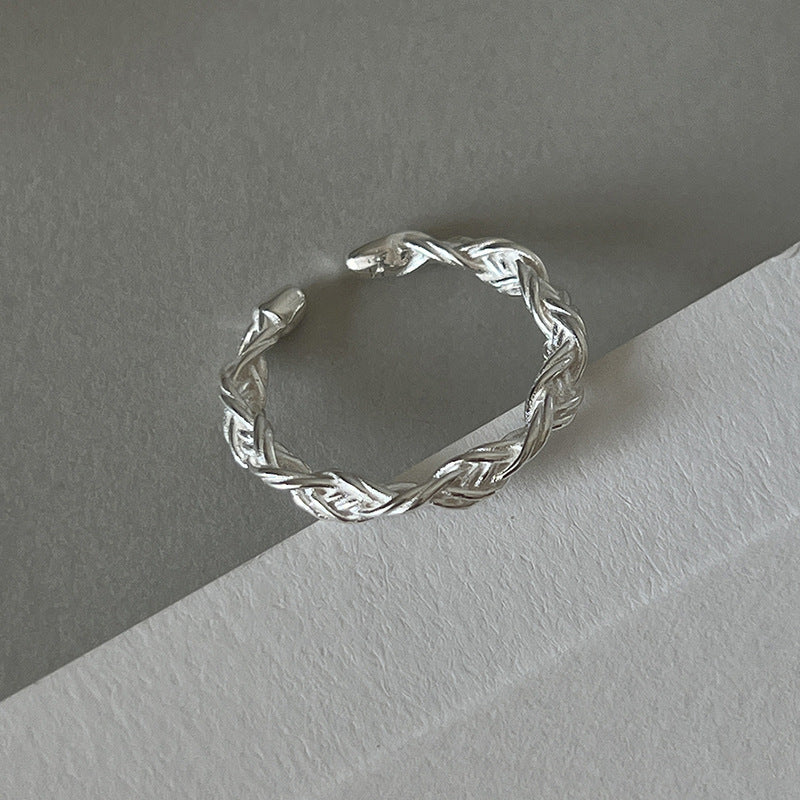 Twisted Woven Love Ring