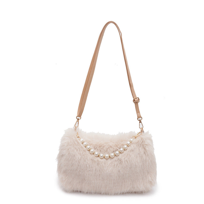 Pearl Chain Crossbody Bag