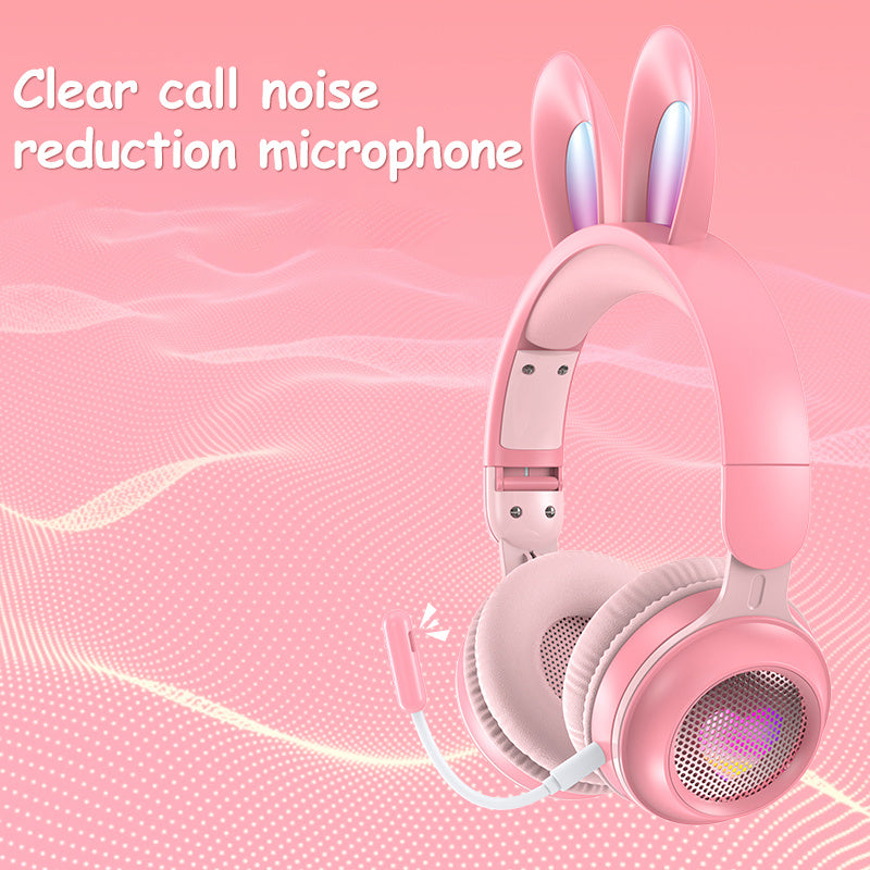 Wireless Luminous Rabbit Ears Headphones