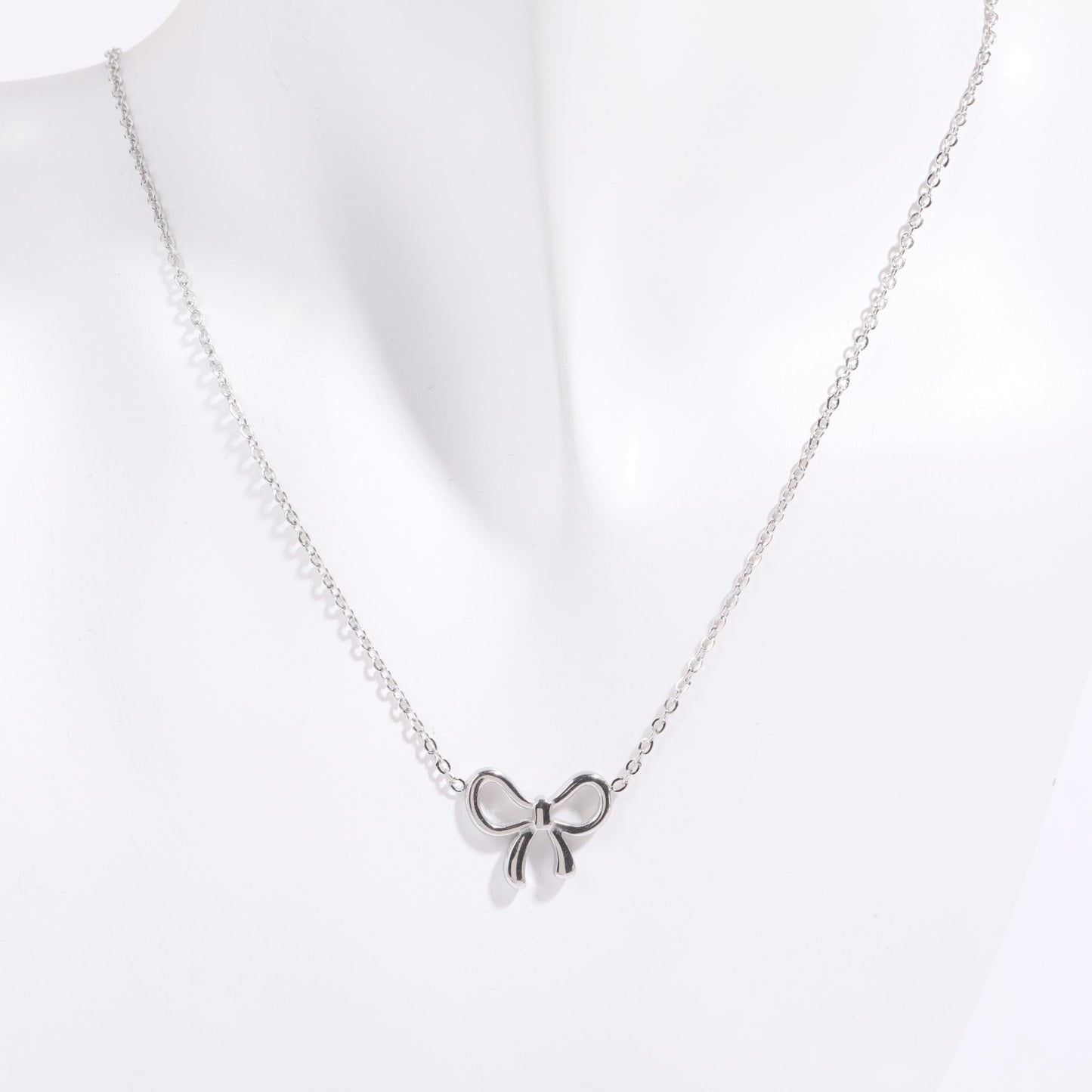 Cute Bow Pendant Necklace