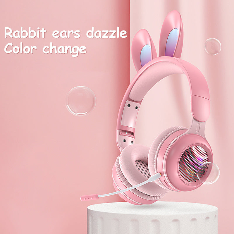 Wireless Luminous Rabbit Ears Headphones